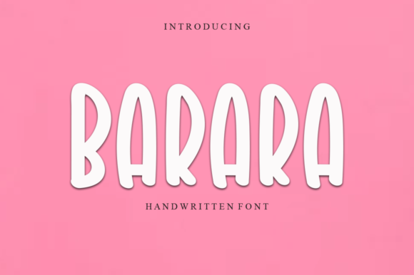 Barara: A Cute and Solemn Display Font for Branding