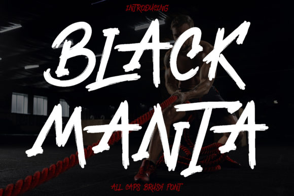Black Manta Typeface for Fierce Urban Brand Identity