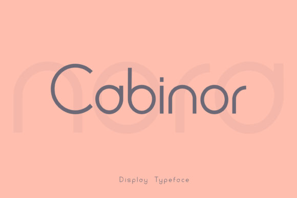Cabinor: A Modern Sans Serif Font for Editorial Design