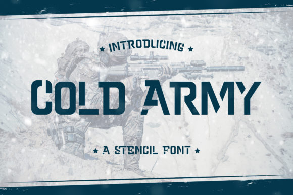 Cold Army: The Bold Display Font for Modern Business Branding