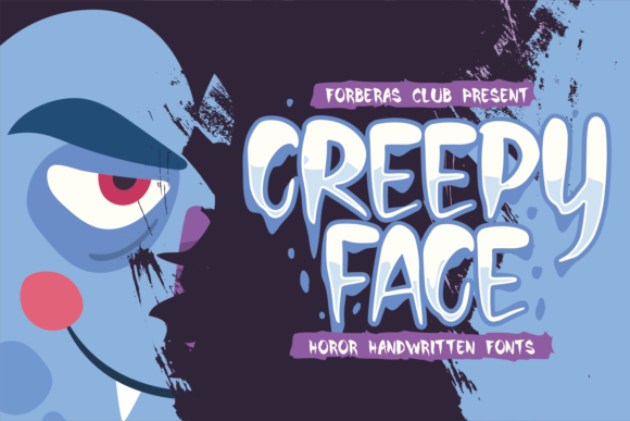 Creepy Face: A Spooky Display Font for Bold Branding