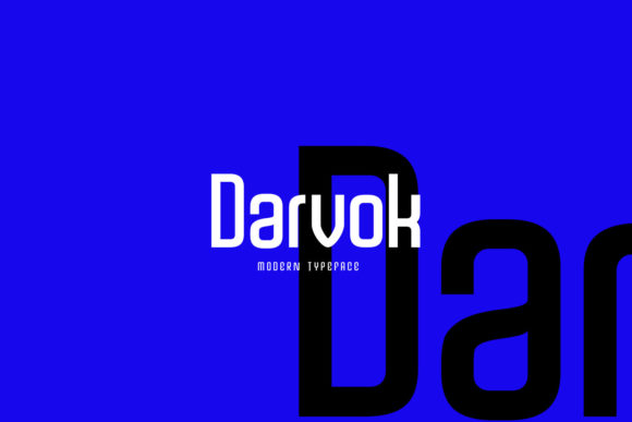 Darvok: The Modern Display Font for Handmade Brands