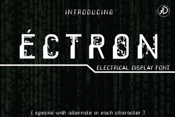 Ectron: The Robotic Display Font for Modern Editorial Design