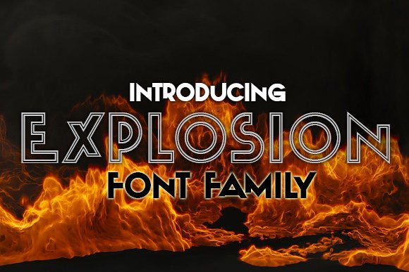 Explosion: The Bold Display Font for Standout Business Branding