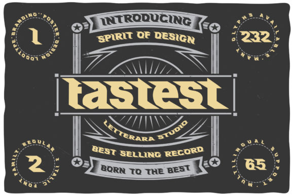 Fastest: The Robotic Display Typeface for Bold Editorial Design