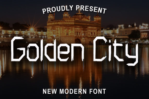 Golden City Display Font Review for Trendy Campaigns
