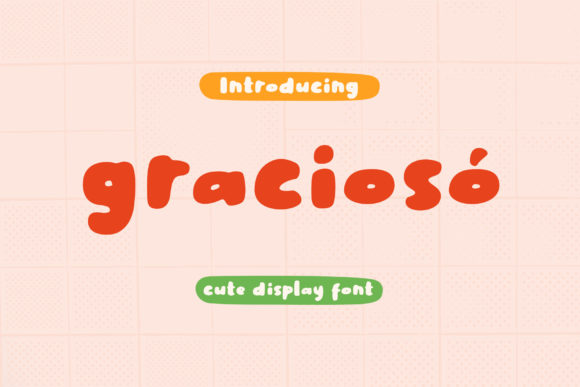 Gracioso: The Whimsical Display Font for Standout Campaigns