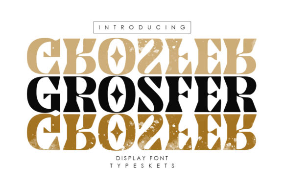 Grosfer: A Bold Display Font for Dynamic Web Design