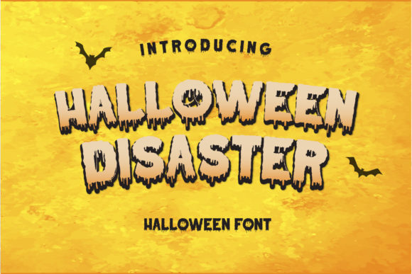 Halloween Disaster: A Spooky Display Font for Bold Branding