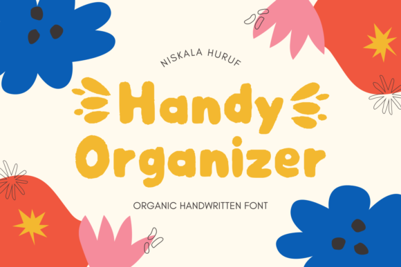 Handy Organizer Typeface: A Fun Display Font for Engaging Editorial Design