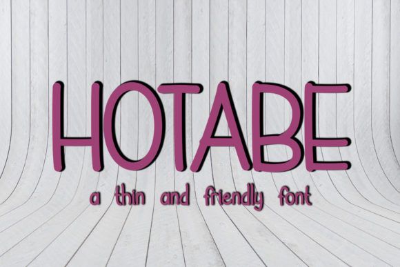 Hotabe: The Perfect Display Font for Handmade Creations