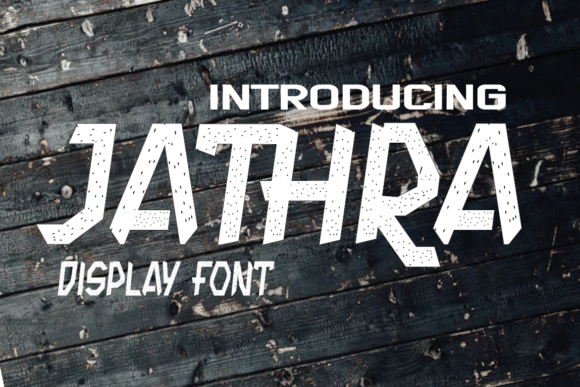 Jathra Bold Display Font for Handmade Shop Branding