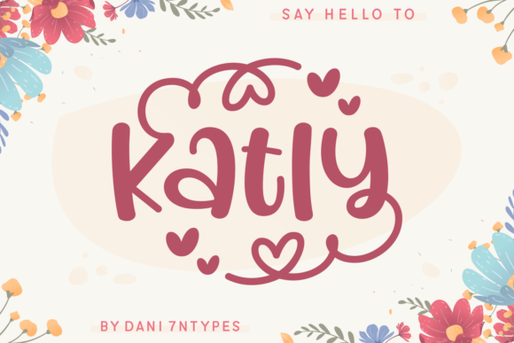 Katly: The Friendly Display Font for Handmade Creations