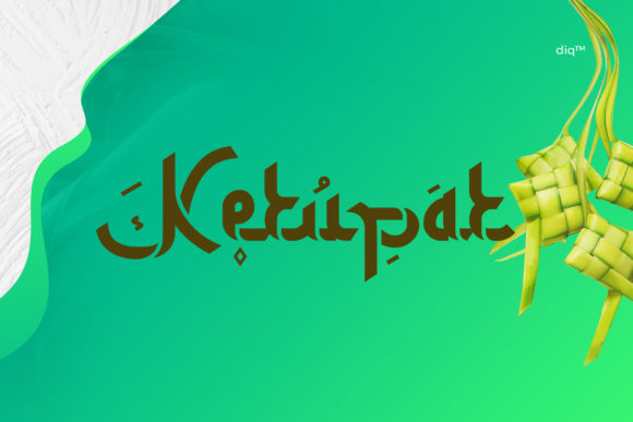 Ketupat: A Beautiful Arabic Styled Display Font for Editorial Design