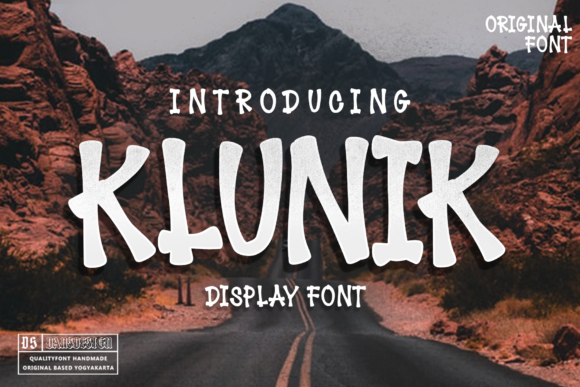 Klunik: The Quirky Display Font That Elevates Small Business Branding