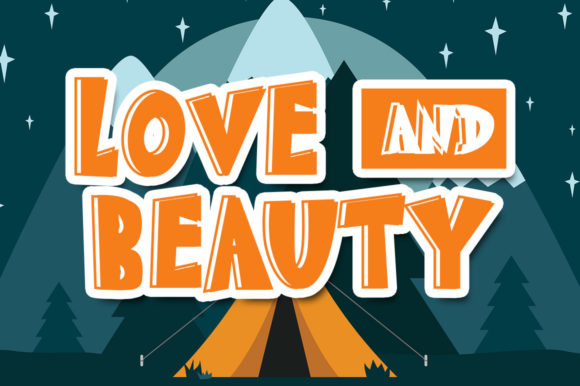 Love and Beauty: The Bold Display Font for Creative Makers