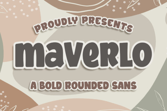 Maverlo: A Bold Display Typeface for Modern Editorial Design
