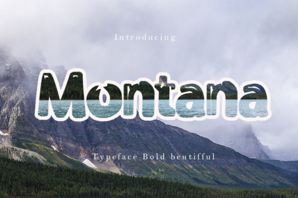 Montana: A Bold Display Typeface for Modern Editorial Design