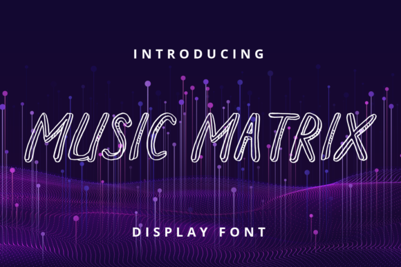 Music Matrix: The Creative Typeface for Bold Brand Visuals