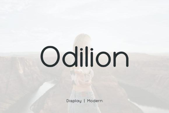 Odilion: The Modern Display Font for Smart Web Design