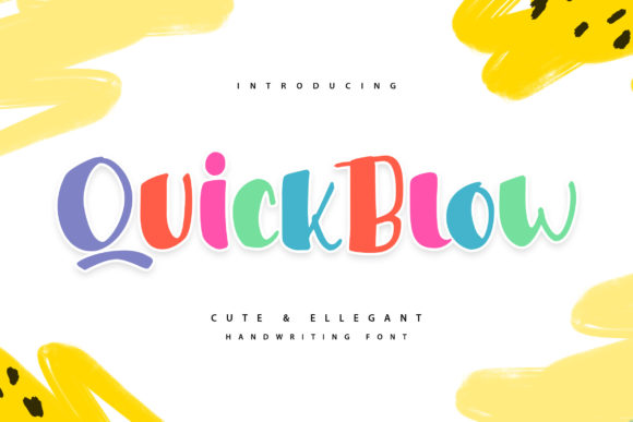 Quickblow: The Quirky Display Font for Whimsical Branding