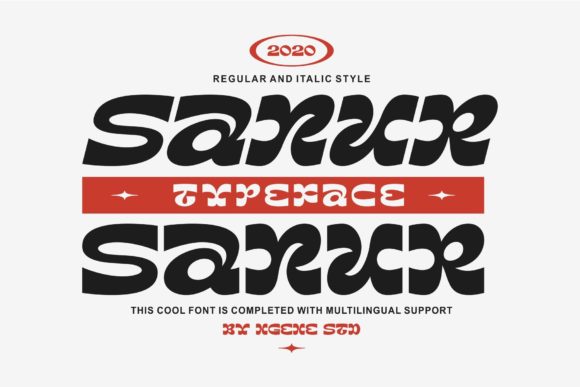 Sanur: A Modern Display Font for Distinctive Business Branding
