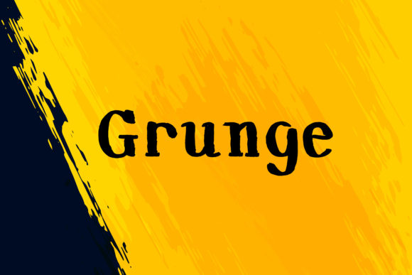 The Grunge: A Bold Display Font for Editorial Impact