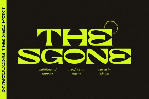 The Sgone: A Modern Display Font for Scroll-Stopping Campaigns