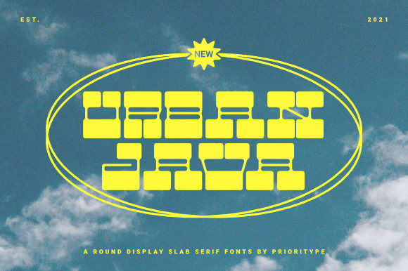 Urban Java: A Vintage Display Font for Bold Editorial Design
