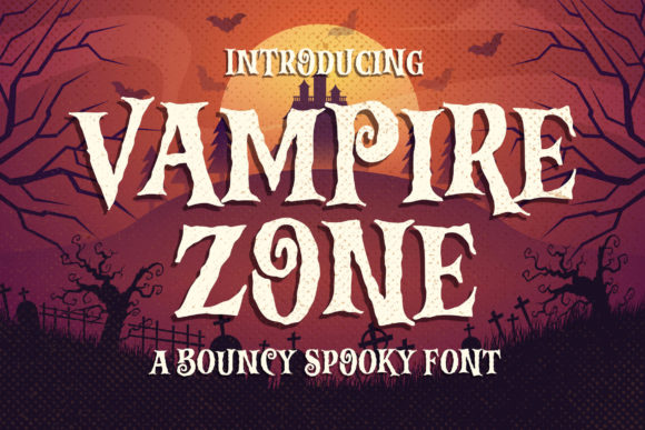 Vampire Zone: The Spooky Display Font for Branding That Stands Out