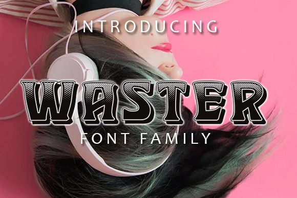 Waster: A Bold Display Font for Modern Branding
