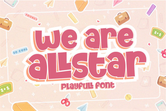 We Are Allstar: A Bold Display Typeface for Modern Editorial Design