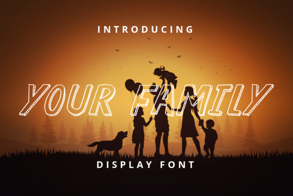 Your Family: The Bold Display Typeface for Editorial Impact